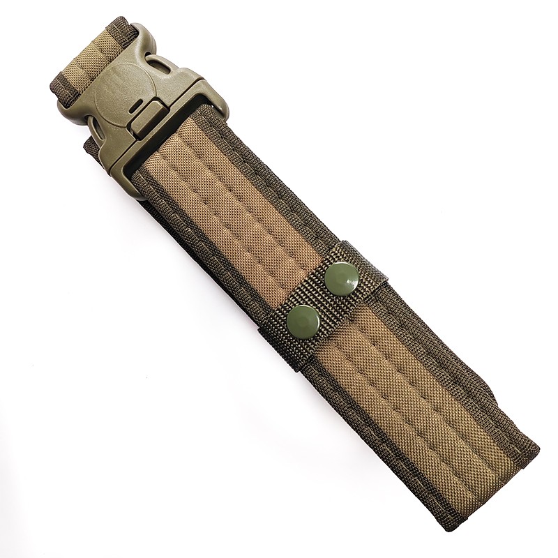 army green military belt with velcro (3)